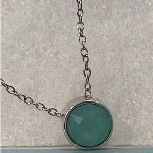 Touchstone Crystal Swarovski Silky Sage Ice Necklace. Retired. Gently used.